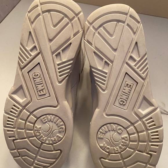 PATRICK EWING ATHLETICS 33 HI WHITE/WHITE MENS 6 WOMENS 8 EXCELLENT CONDITION - Picture 9 of 11